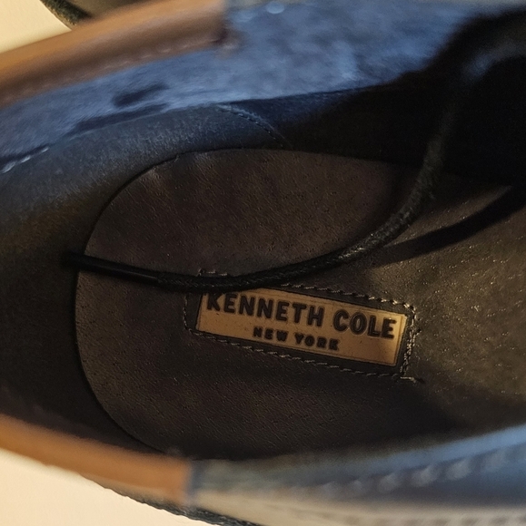 New Kenneth cole black Real Deal Boots leather booties 7 - Picture 3 of 12